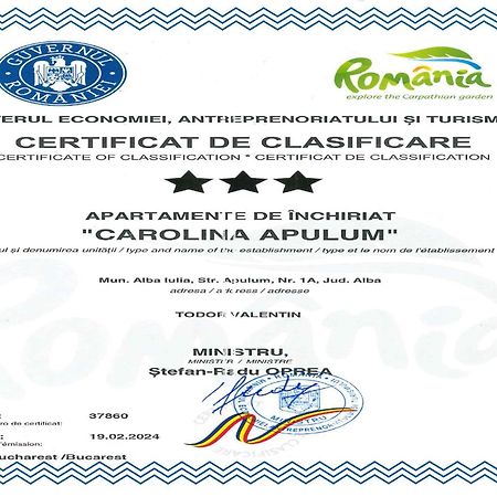 Vila Carolina Apulum Villa Alba Iulia Exterior foto